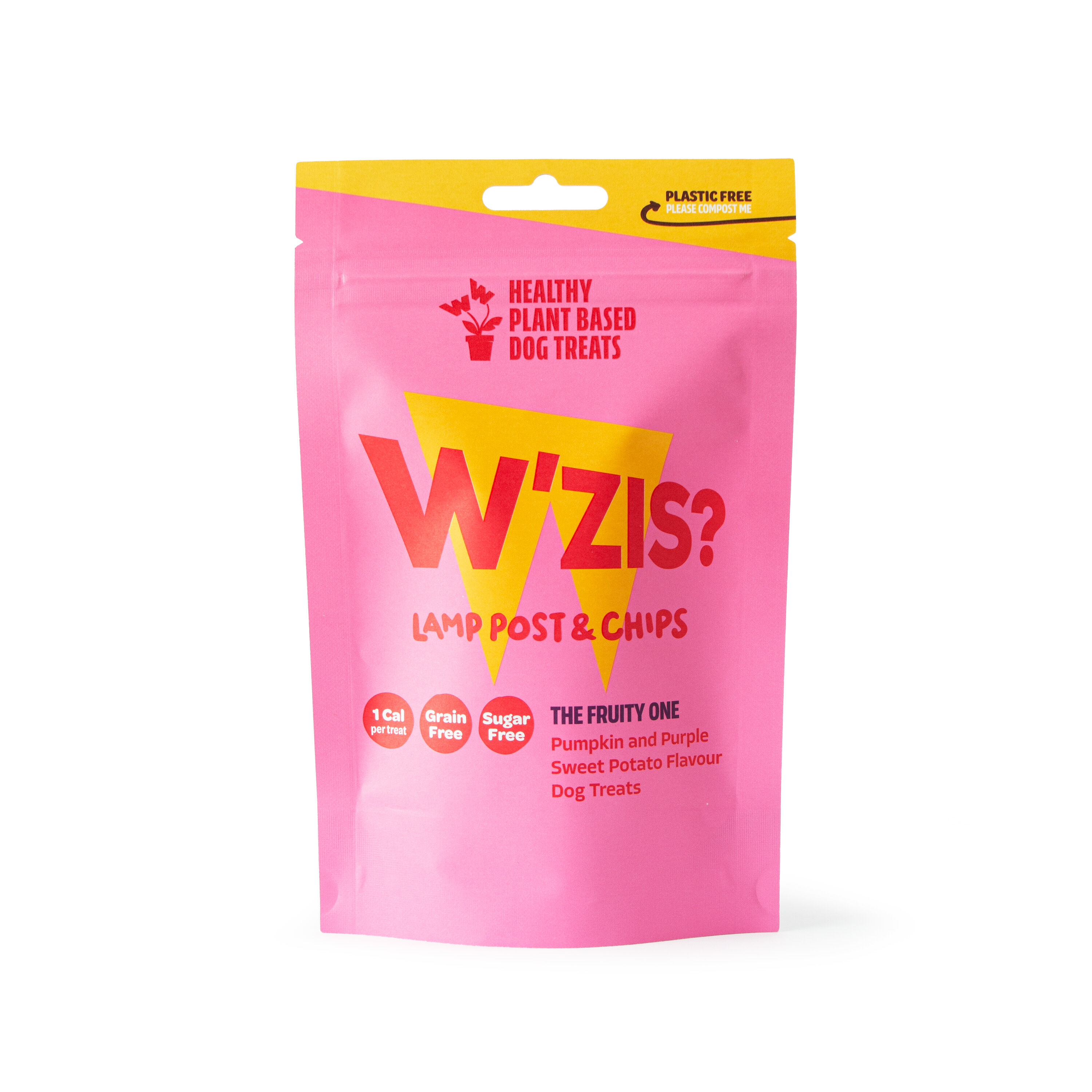 W'zis - Friandises Saines &agrave; Base de Plantes Lamppost & Chips pour Chien - 80 g Image num&eacute;ro 1