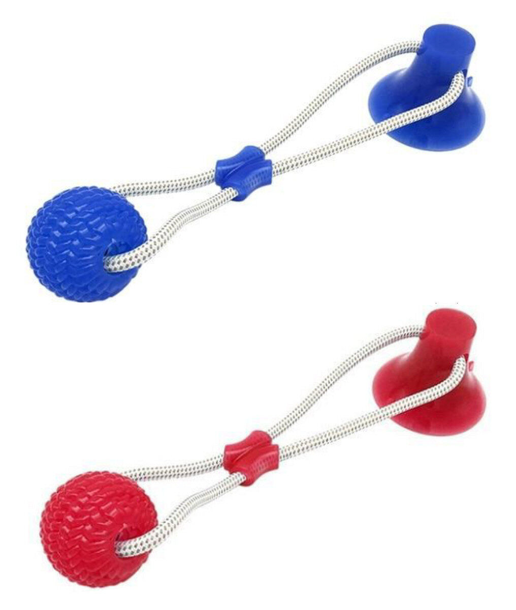 Anka - Jouet Traction Corde avec Ventouse pour Chien Image num&eacute;ro 1