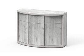 Aquatlantis - Meuble SUBLIME HORIZON 120 Chêne Blanc pour Aquarium - 120x49x83cm