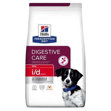 Hill's - Croquettes Prescription Diet I/D Stress Digestive Care Mini pour Chiens - 3Kg