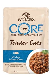 Wellness CORE - Repas Tenders Cuts au Thon pour Chat - 85g