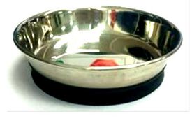 Leeby - Gamelle en Inox avec Ventouse pour Chats - S/ 190ml