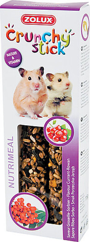 Zolux - Friandises Crunchy Stick Groseille et Sorbier pour Hamster - 115g image number null