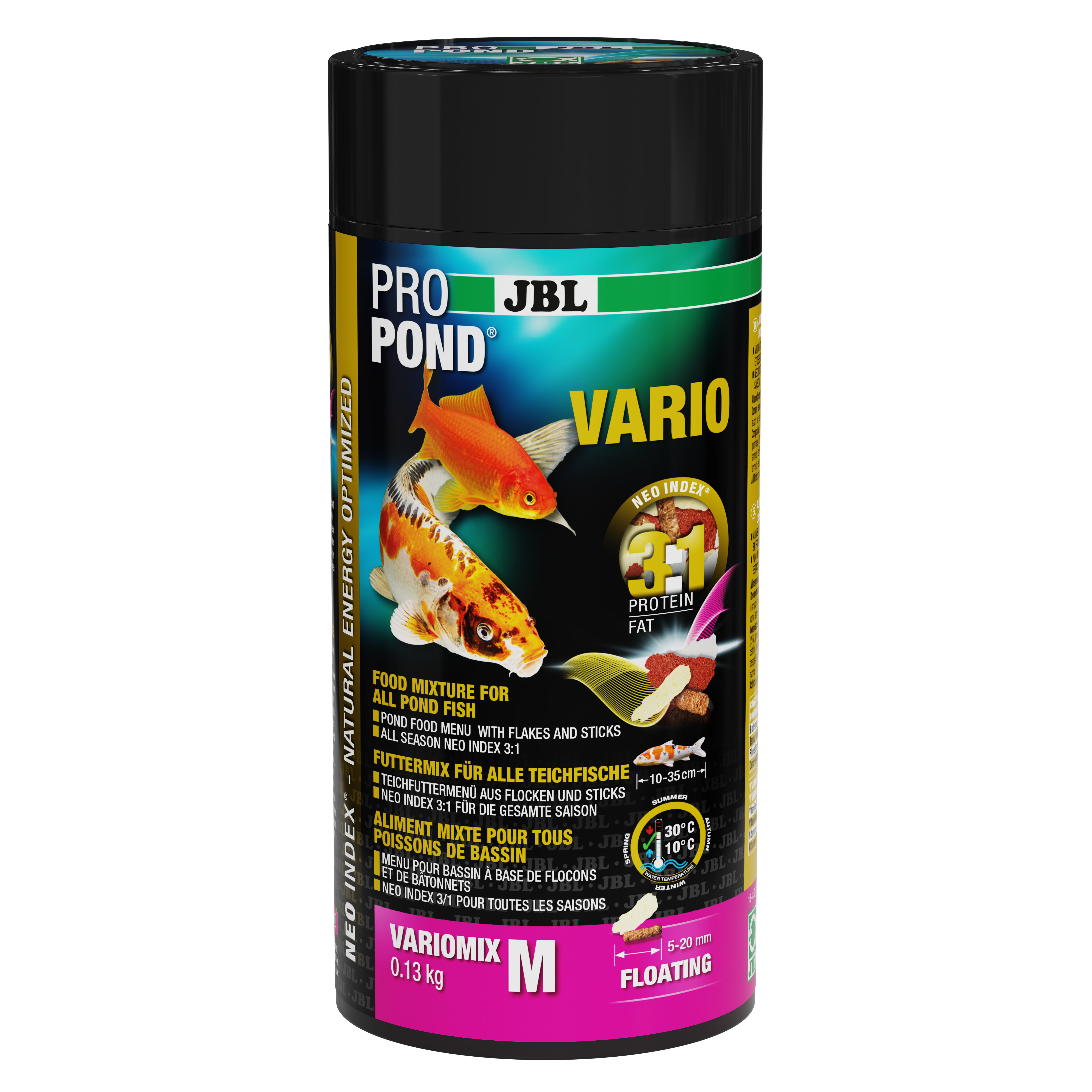 JBL - Aliment Propond Vario M pour Poissons de Bassin - 130g Image num&eacute;ro 1