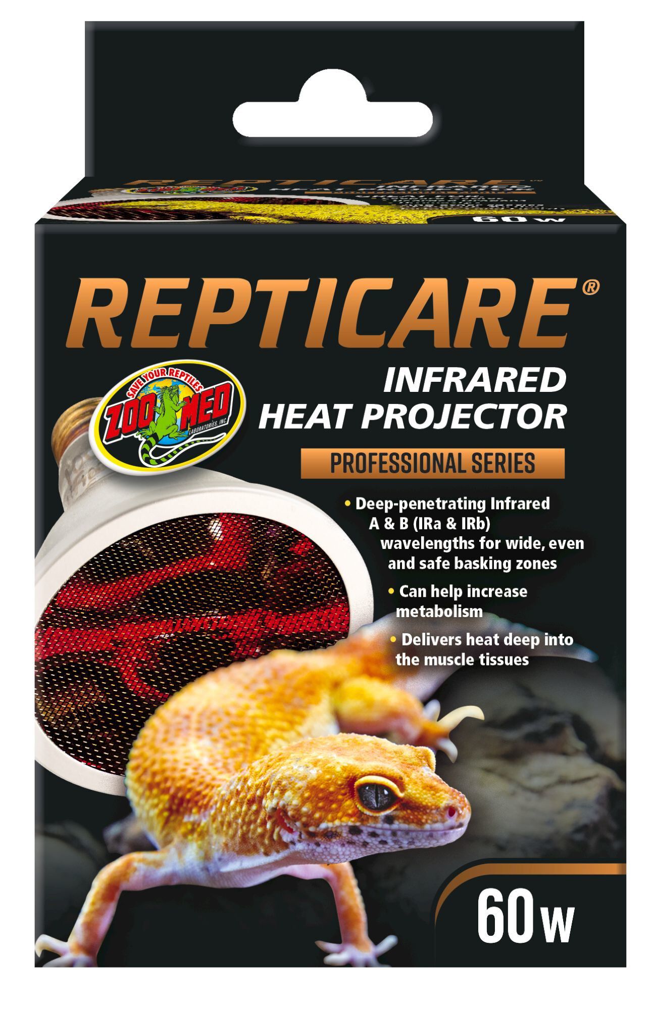 Zoomed - Projecteur De Chaleur Infrarouge pour Terrarium - 60w Image num&eacute;ro 1