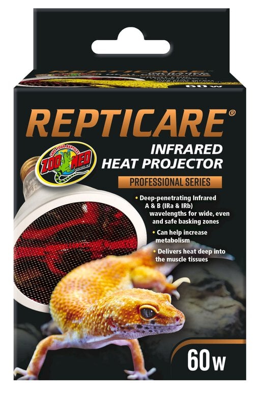 Zoomed - Projecteur De Chaleur Infrarouge pour Terrarium - 60w Image numéro 1 Zoomed - Projecteur De Chaleur Infrarouge pour Terrarium - 60w Image numéro 1