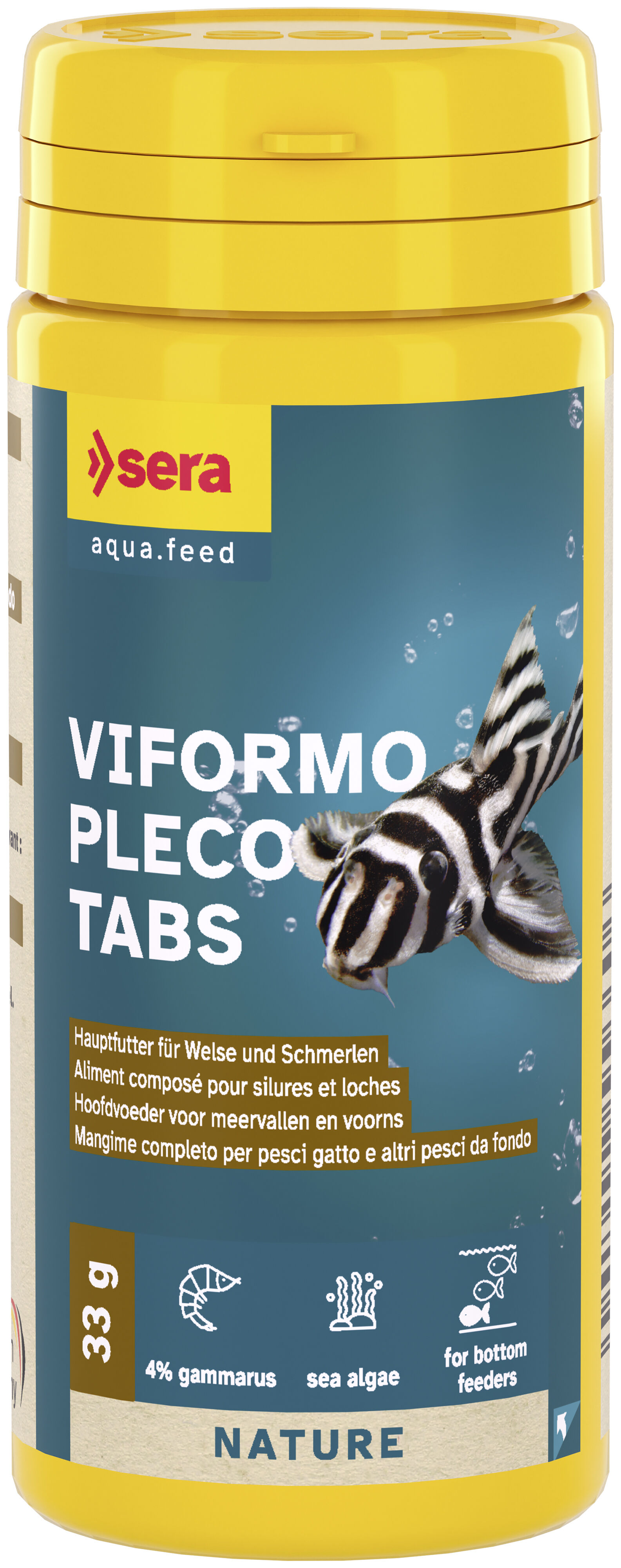 Sera - Pastilles Viformo Pleco Tabs pour Silures et Loches - 33g/50ml Image num&eacute;ro 1