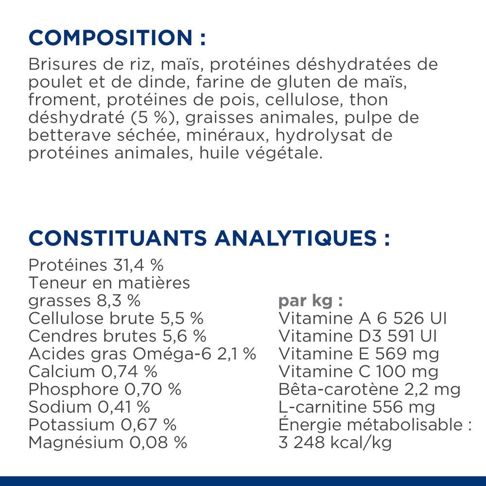 Hill's Science Plan - Adult Light Croquettes Pour Chat Au Thon  -  1,5kg Image num&eacute;ro 7