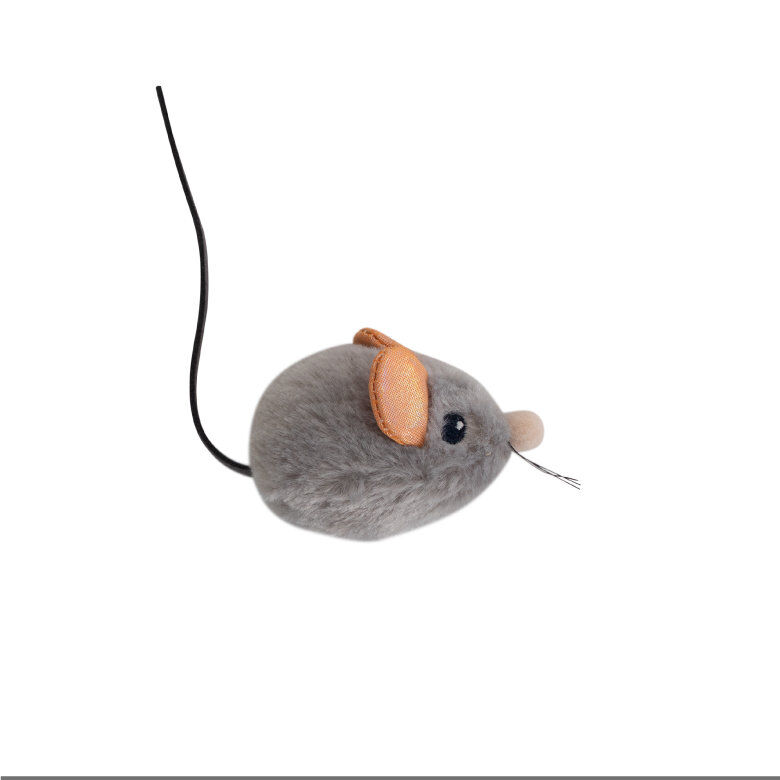 Outward Hound - Jouet Souris Squeak Mouse pour Chats - Gris Image num&eacute;ro 1
