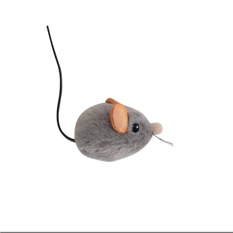Outward Hound - Jouet Souris Squeak Mouse pour Chats - Gris Image numéro 1 Outward Hound - Jouet Souris Squeak Mouse pour Chats - Gris Image numéro 1