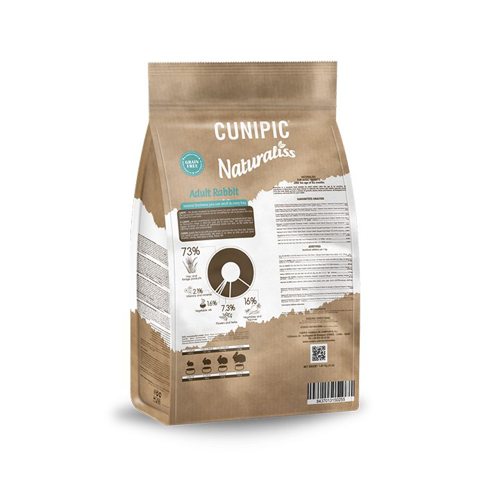 Cunipic - Aliment Naturaliss Lapin Adulte - 1.81kg Image num&eacute;ro 2