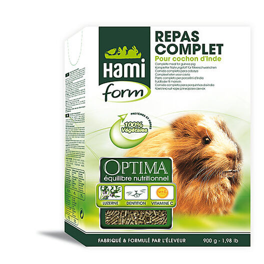 Hamiform - Repas Complet Optima pour Cochon d'Inde - 900g image number null
