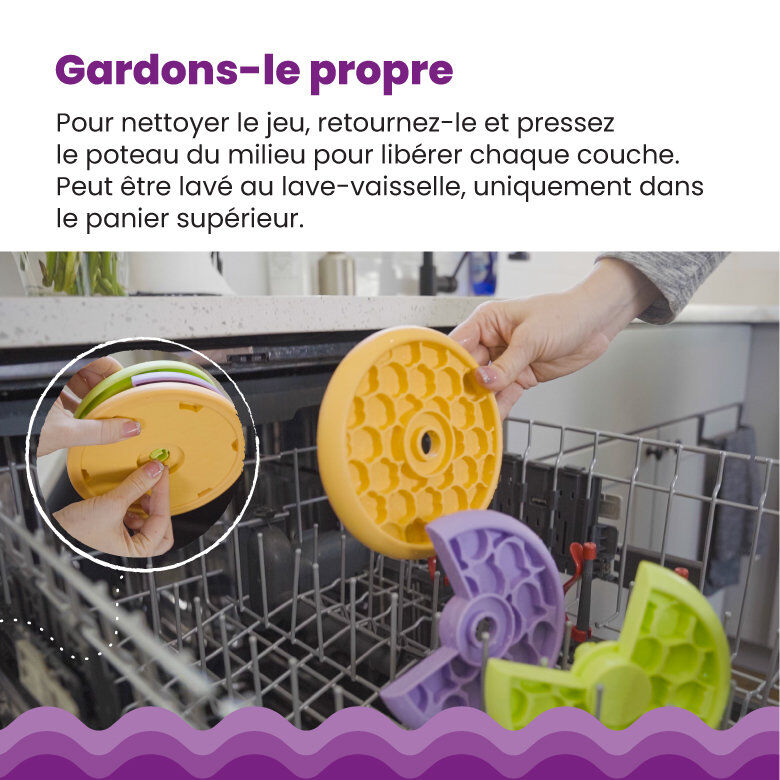 Outward Hound - Jeux Puzzle Kitty Lickin' Layers pour Chats Image num&eacute;ro 6