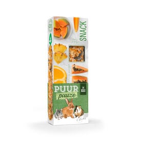 Witte Molen - Sticks à Ronger Puur Pauze Orange et Papaye - x2