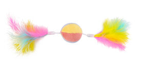 Wouapy - Jouet Balle Plumes pour Chats - 5cm