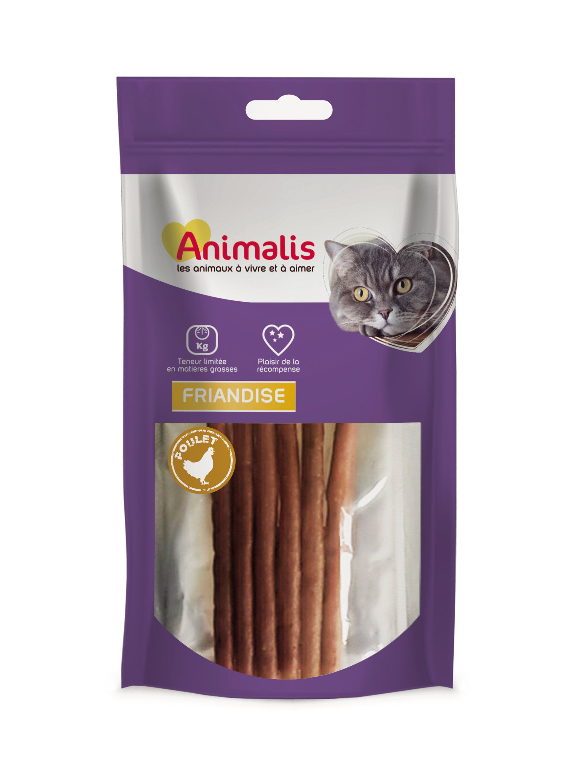 Animalis - Friandises Stick au Poulet pour Chat - 25g Image num&eacute;ro 1
