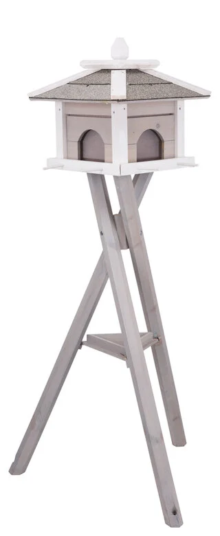 Trixie - Mangeoire Natura avec Pied Gris pour Oiseaux du Ciel - 133cm Image numéro 1 Trixie - Mangeoire Natura avec Pied Gris pour Oiseaux du Ciel - 133cm Image numéro 1