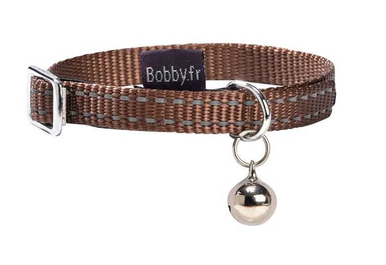 Bobby - Collier Safe 10 Marron pour Chats - 30cm Image numéro 1 Bobby - Collier Safe 10 Marron pour Chats - 30cm Image numéro 1