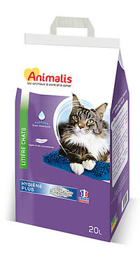 Animalis - Litière Hygiène Plus Minérale pour Chat - 20L