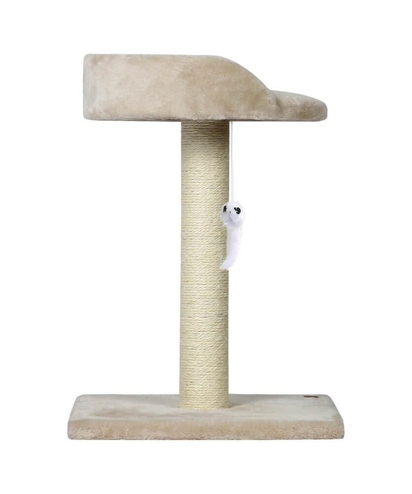 Animalis - Arbre &agrave; Chat Poteau avec Sofa - &Eacute;cru Image num&eacute;ro 2