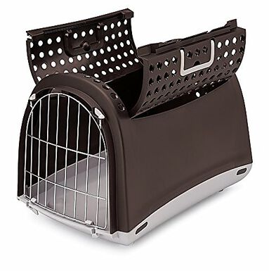 Imac - Transport Linus Cabrio pour Chien et Chat - Marron