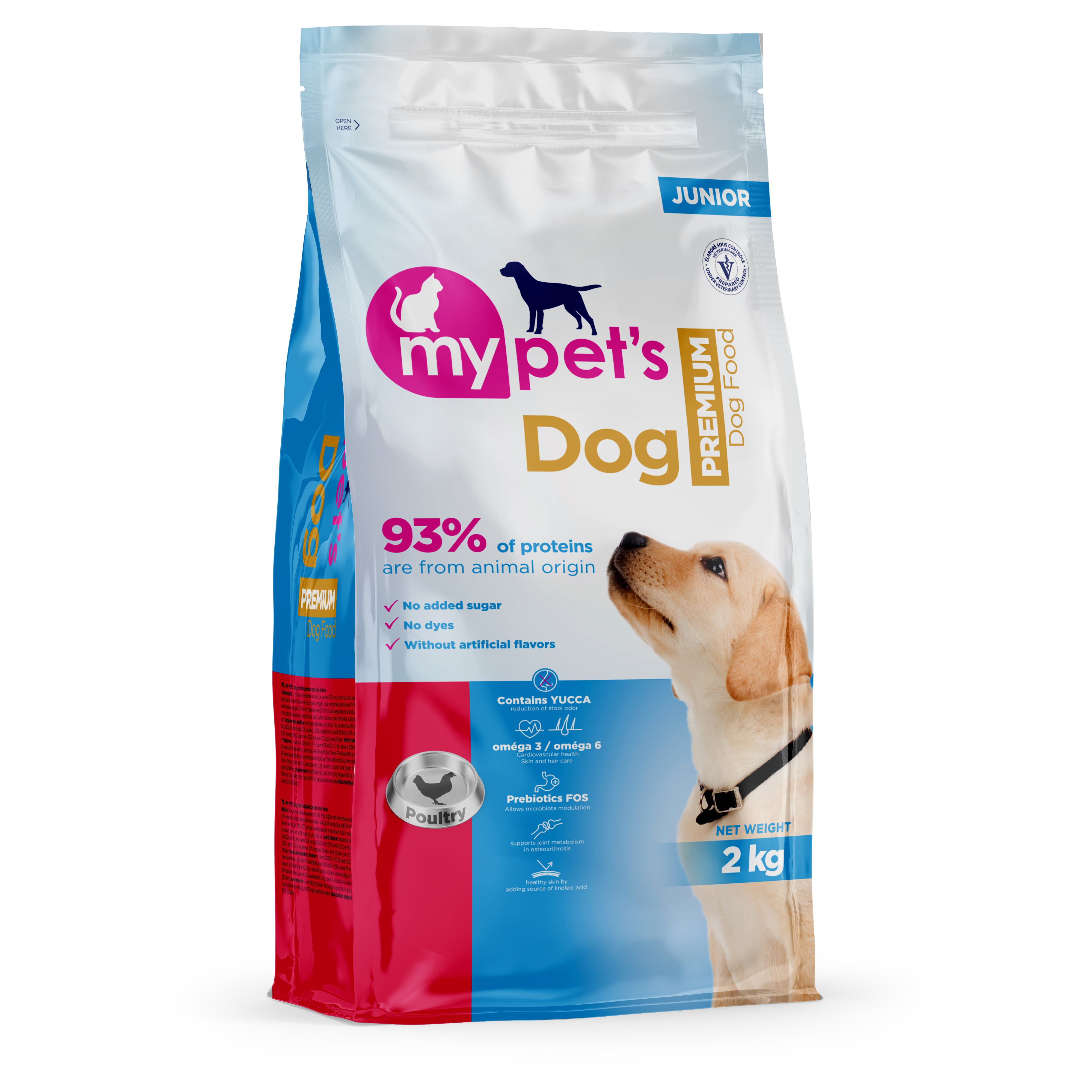 My Pet's Dog - Croquettes Premium Volailles pour Chiots - 2Kg Image num&eacute;ro 1