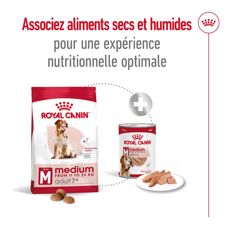 Royal Canin - Croquettes Medium Adulte 7+ pour Chien - 15Kg Image numéro 8 Royal Canin - Croquettes Medium Adulte 7+ pour Chien - 15Kg Image numéro 8