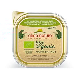 Almo Nature - Pâtée Bio Organic Poulet Et Légumes - 300g