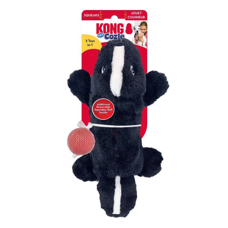 KONG - Jouet Peluche Moufette Cozie Pocketz pour Chiens - S Image num&eacute;ro 1