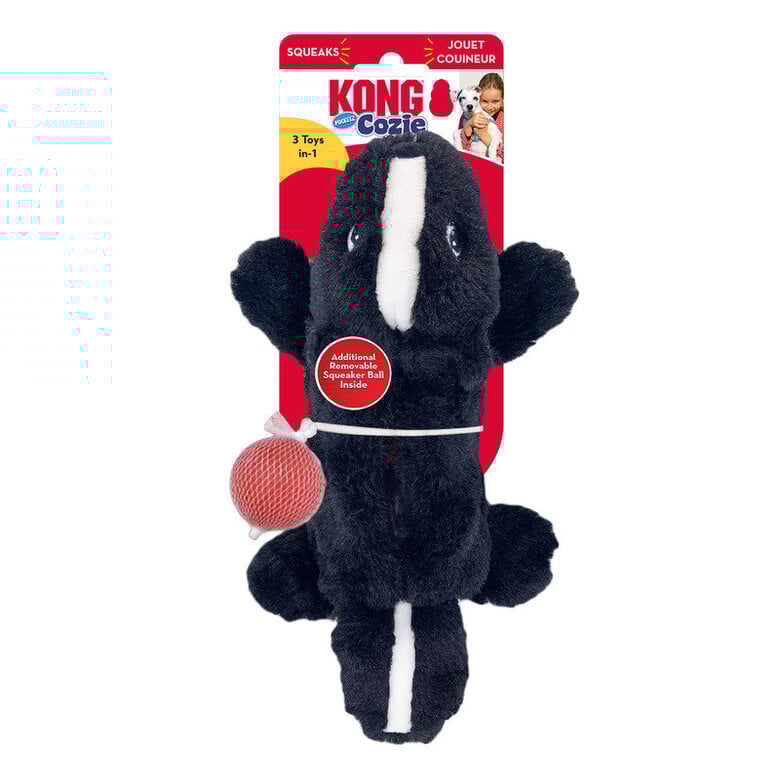KONG - Jouet Peluche Moufette Cozie Pocketz pour Chiens - S Image numéro 1 KONG - Jouet Peluche Moufette Cozie Pocketz pour Chiens - S Image numéro 1