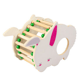 Duvoplus - Maison de Jeux en Bois Lapin Bélier - 22x11x15cm