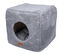 Leeby - Couffin Cube Gris pour Chats - S Indicateur image numéro 2