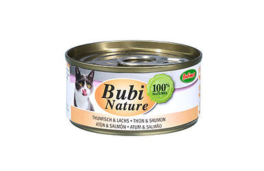 Bubimex - Pâtée Bubi Nature Thon et Saumon pour Chats - 70g