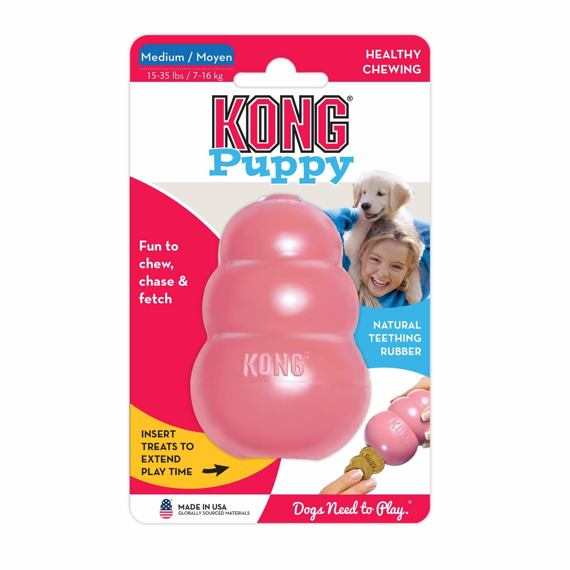 KONG - Jouet Puppy pour Chiot - M Image num&eacute;ro 1