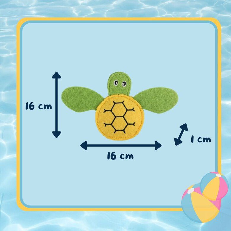 Summer Vibes - Jouet Tortue pour Chats - 16cm Image num&eacute;ro 4