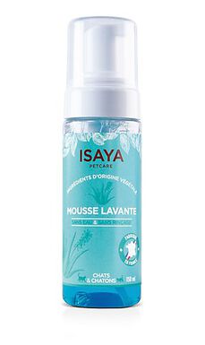Isaya - Mousse Lavante sans Rinçage pour Chat et Chaton - 150ml