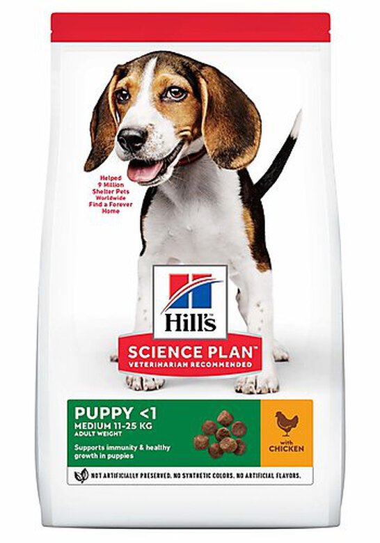 Hill's - Canine Puppy Medium Poulet pour Chiot - 2,5Kg image number null