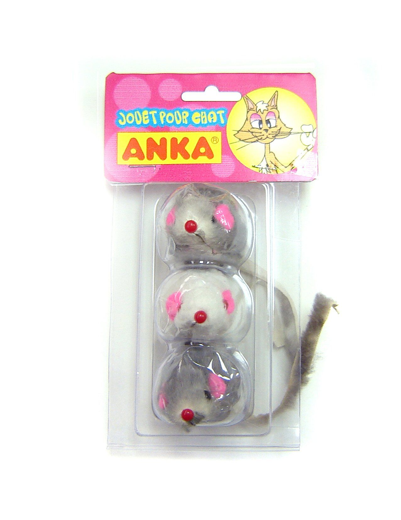 Anka - Jouets True Souris pour Chat - x3 Image num&eacute;ro 1