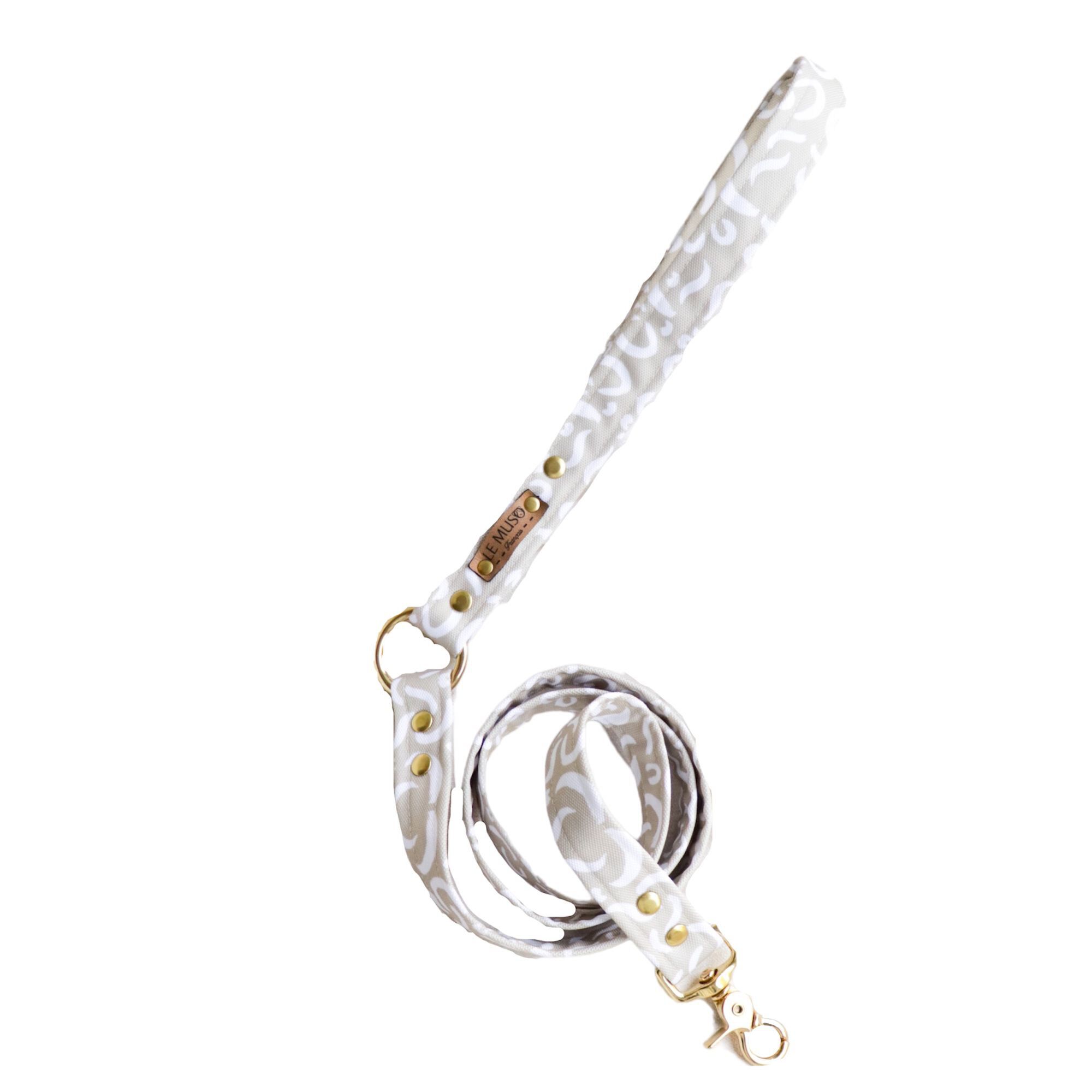 Le Muso - Laisse Nougat Beige pour Chats - 160cm Image num&eacute;ro 1