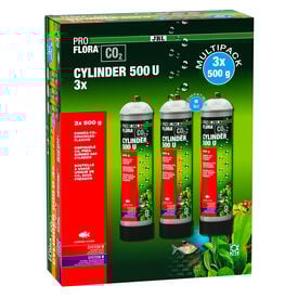 JBL - Bouteilles CO2 Proflora Cylinder 500 U pour Aquarium - 3x500g