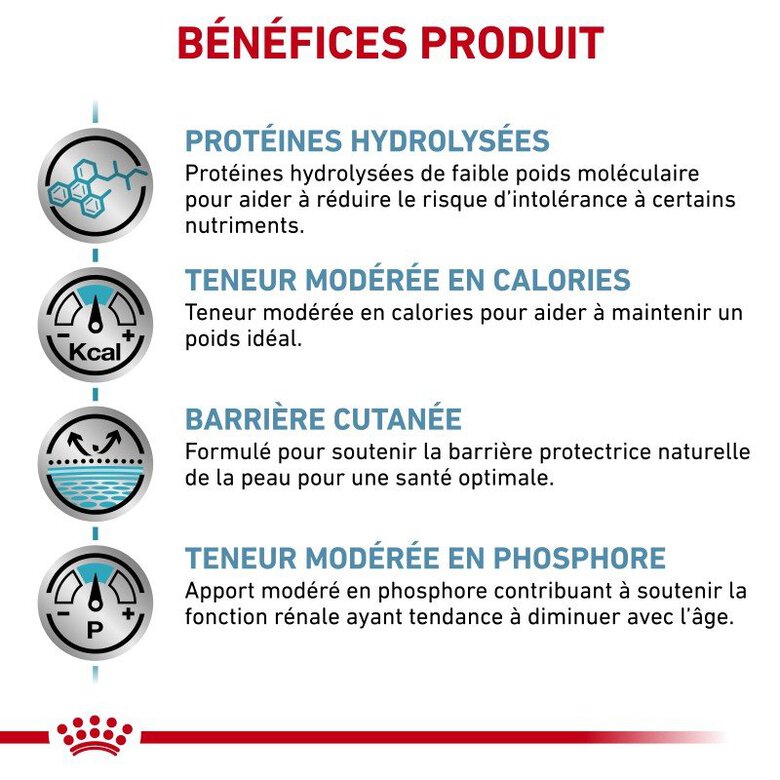 Royal Canin - Croquettes Veterinary Diet Hypoallergenic Moderate Calorie pour Chien - 1,5Kg Image numéro 3 Royal Canin - Croquettes Veterinary Diet Hypoallergenic Moderate Calorie pour Chien - 1,5Kg Image numéro 3