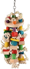 Flamingo - Jouet Rainbow Multicolor pour Grandes Perruches - 42cm