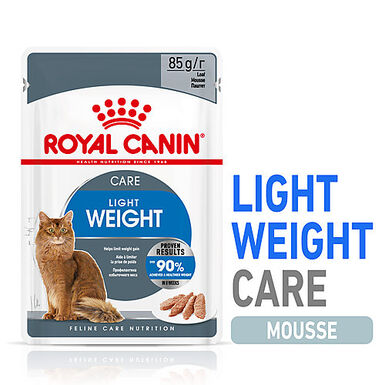 Royal Canin - Sachets Fraicheur Light Weight Care en Mousse pour Chat - 12x85g
