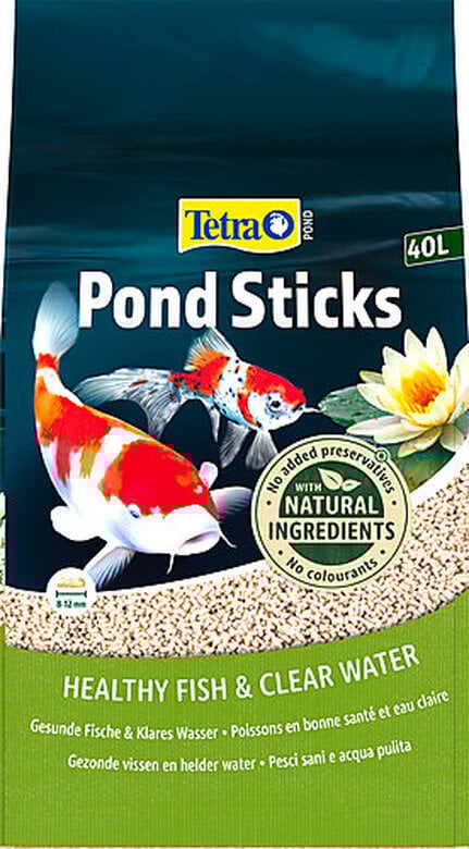 Tetra - Aliment Complet Pond Sticks en Sticks pour Poissons de Bassin - 40L Image numéro 1 Tetra - Aliment Complet Pond Sticks en Sticks pour Poissons de Bassin - 40L Image numéro 1