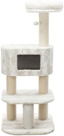 Trixie - Arbre à chat Nelli blanc/taupe - 140 cm