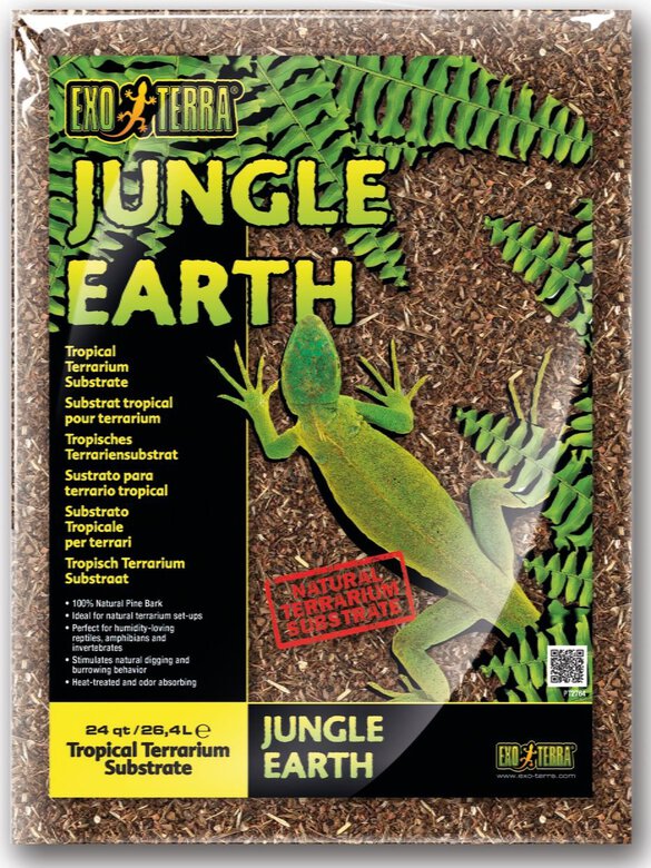 Exo Terra - Substrat Tropical Jungle Earth pour Terrarium - 26,4L Image numéro 1 Exo Terra - Substrat Tropical Jungle Earth pour Terrarium - 26,4L Image numéro 1