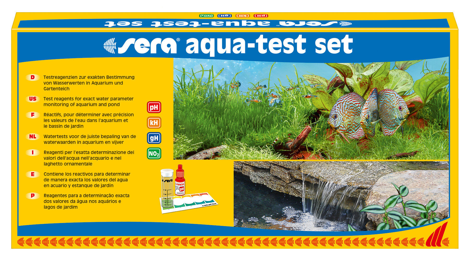 Sera - Aqua-Test Set pour Aquarium Image num&eacute;ro 1