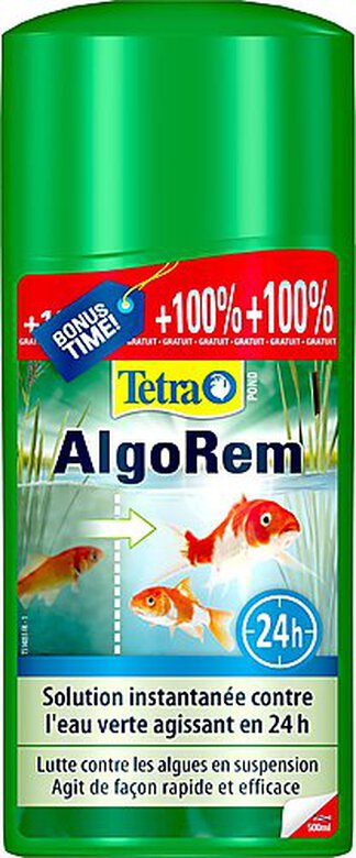 Tetra - Traitement Anti-Algue Pond AlgoRem pour Bassin - 250ml + 100% Gratuit image number null