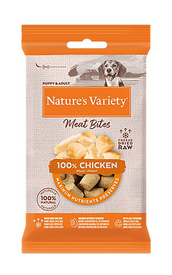 Nature's Variety - Bouchées Meat Bites 100% Poulet pour Chiens - 20g