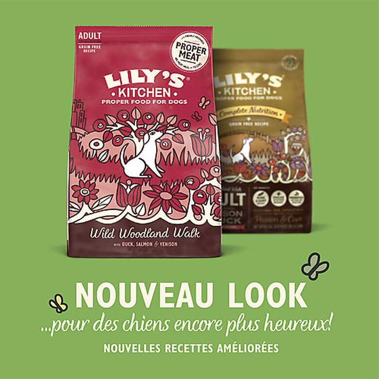 Lily's Kitchen - Croquettes Canard Saumon et Chevreuil Sans Céréales pour Chien - 7Kg image number null
